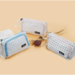 Big Capacity Pencil Case Organizer, Canvas Pen Pencil Pouch with Handle