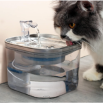 Pet Water Fountain 2L, 304 Stainless Steel Smart Pet Drinking Fountain
