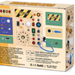 Busy Board,Montessori Toys for 1-3 Years Old, Wooden Toddler Toys