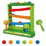 Toddlers Toys for 1 2 3 Years Old Kids, Pound A Ball Toys Included 2 Hammer & 12 Balls