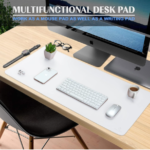 Leather Desk Mat, Office Desk Pad, Large Mouse Pad, Keyboard Mat, Computer and Laptop Mat for Desk